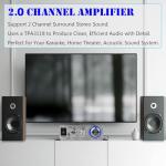 XRLUC Mini Hi-Fi Stereo Amplifier for Speakers