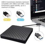 USB 3.0 Portable CD/DVD Drive for Laptops and PCs