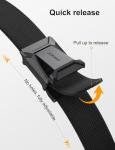 JUKMO Men's Tactical Ratchet Belt - Black