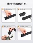 JUKMO Men's Tactical Ratchet Belt - Black