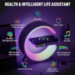 Domigard G Lamp: Wireless Charger, Bluetooth Speaker, Alarm Clock