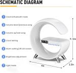 Domigard G Lamp: Wireless Charger, Bluetooth Speaker, Alarm Clock
