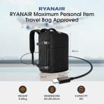 Ryanair Underseat Travel Bag with 12 Pockets
