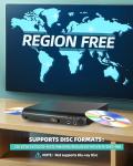 Region-Free HDMI DVD Player with Karaoke and USB