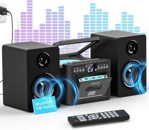 Greadio Bluetooth Home Stereo System with CD & Boombox