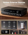 Donner 600W Stereo Amplifier with Bluetooth 5.3