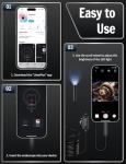 Endoscope Inspection Camera with LED Lights and Waterproof Design