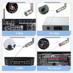 Indoor FM Antenna with 3 Adapters - Silver