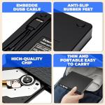 Ultra-Slim Portable CD/DVD Drive with USB-C
