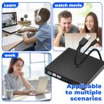 Ultra-Slim Portable CD/DVD Drive with USB-C