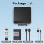 WOLFANG Full HD Multi-Region DVD Player with Remote
