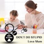 Fychuo Funny Love Mum Keyring for Teens