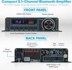 Pyle 100W 5.1 Channel Bluetooth Amplifier