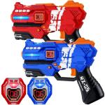 Laser Tag Gun Set with LED Score Vests