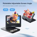 WOLFANG 9.5" Portable DVD Player for Kids