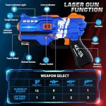 Laser Tag Gun Set with LED Score Vests