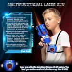 Laser Tag Gun Set with LED Score Vests
