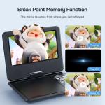 WOLFANG 9.5" Portable DVD Player for Kids