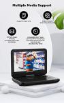 DBPOWER 12.5" Portable DVD Player with Swivel Screen