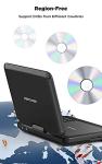 DBPOWER 12.5" Portable DVD Player with Swivel Screen