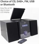 Denver Mini Hi-Fi CD Player with Bluetooth & DAB Radio