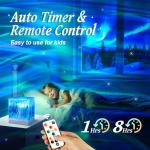 PIKOY Northern Lights Galaxy Projector with Remote