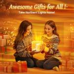 PIKOY Northern Lights Galaxy Projector with Remote