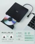 PeroBuno USB 3.0 External DVD Drive for Laptop