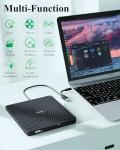 PeroBuno USB 3.0 External DVD Drive for Laptop