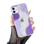 Transparent Color Mix Aesthetic iPhone 11 Case - Purple