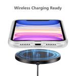 Transparent Color Mix Aesthetic iPhone 11 Case - Purple