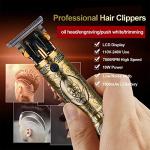 Men's Zero Gapped Hair Clippers - Professional Cordless Trimmer