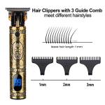 Men's Zero Gapped Hair Clippers - Professional Cordless Trimmer