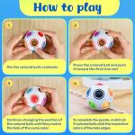 CUBIDI® Rainbow Puzzle Ball: Brain Teaser for Kids