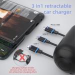 OHLPRO 3-in-1 Car Charging Station for All Phones