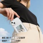 Transparent iPhone 13 Case with Card Holder