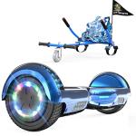 GeekMe 6.5" Hoverboard with Seat, LED Lights