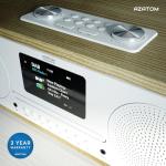 DAB/DAB+ FM Radio Stereo Speaker with CD Player & Bluetooth
