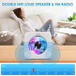 Bluetooth CD Player with HiFi Speakers, FM Radio