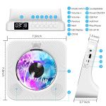 Bluetooth CD Player with HiFi Speakers, FM Radio