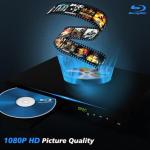 HD 1080P Blu-Ray Disc Player with Cables