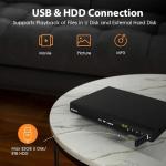 HD 1080P Blu-Ray Disc Player with Cables