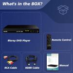 HD 1080P Blu-Ray Disc Player with Cables