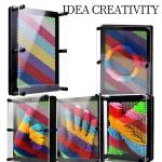 Large 3D Rainbow Pin Art Impression Board