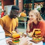 Funny Burger Socks Gift Box for All Ages