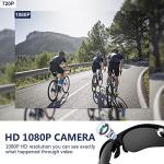 Spy Camera Sunglasses: HD Mini Glasses with Safety Lenses