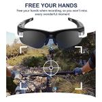 Spy Camera Sunglasses: HD Mini Glasses with Safety Lenses