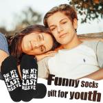 Jeasona Funky Socks for Teen Boys - Size 4-7