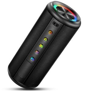Portable Bluetooth Speaker with 20W HD Sound & Lights