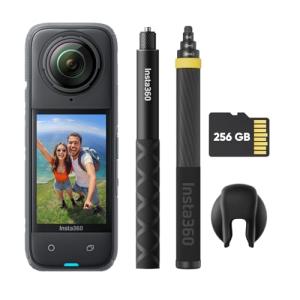 Insta360 X4 8K Waterproof 360 Action Camera Bundle